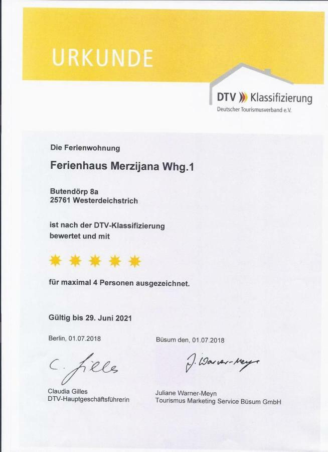 Ferienhaus Merzijana บือซุม ภายนอก รูปภาพ